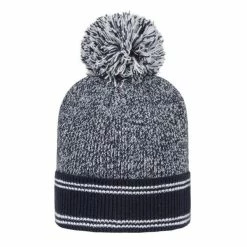 Glenmuir Ladies Catriona Hat And Neck Warmer Navy - Light Grey