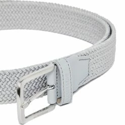 J.Lindeberg Gents Bernhard Braided Elastic Belt Grey -Golf Accessories Sales Store P GMAC02147JLINDEBERGBELTGREY9451GENTS 2 L