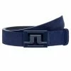 J.Lindeberg Gents Slater 40 Leather Belt Navy -Golf Accessories Sales Store P GMAC02180JLINDEBERGBELTNAVY6855GENTS L