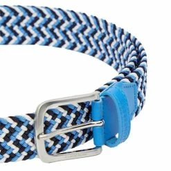 J.Lindeberg Gents Bubba Golf Belt Ocean Blue -Golf Accessories Sales Store P GMAC04143JLINDEBERGBELTOCEANBLUEO258GENTS 2 L