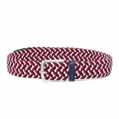 J.Lindeberg Gents Bubba Belt Barbados Cherry G131