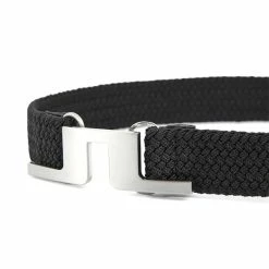 J.Lindeberg Gents Berry Braided Belt Black -Golf Accessories Sales Store P GMAC07223JLINDEBERGBELTBLACK9999GENTS 2 L
