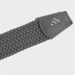 ADIDAS Gents Braided Stretch Belt Grey Three -Golf Accessories Sales Store P GQ6885ADIDASBELTGREYGENTS 3 L