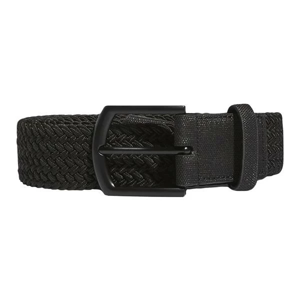 ADIDAS Gents Braided Stretch Belt Black 3 ADIDAS Gents Braided Stretch Belt Black