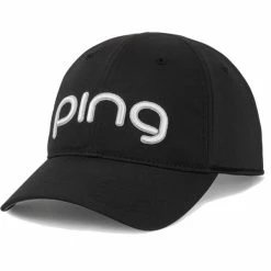 Ping Ladies Tour Delta Cap Black White