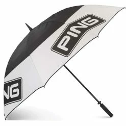 Ping 68" Tour Double Canopy Umbrella Black White
