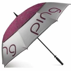Ping Ladies Double Canopy Umbrella Silver