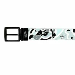 Original Penguin Gents Camo Print Reversible Belt Caviar 001 6 Original Penguin Gents Camo Print Reversible Belt Caviar 001 -Golf Accessories Sales Store PN06003G001 1 L