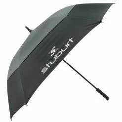 Stuburt 66" Nylon Auto Umbrella Grey