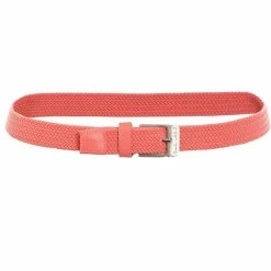 Green Lamb Ladies Desiree Stretch Belt Coral -Golf Accessories Sales Store SG19767003 L