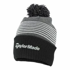 TaylorMade Bobble Beanie Grey White