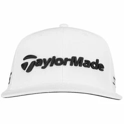 TaylorMade Tour Flatbill Cap White -Golf Accessories Sales Store TA22H0303001 2 L