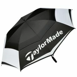 TaylorMade 64" Doble Canopy Umbrella Black - White