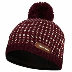 TaylorMade Ladies Beanie Burgundy