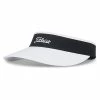 Titleist Ladies Sundrop Visor White Black -Golf Accessories Sales Store TH9VWSDE002 L