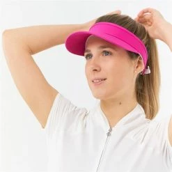Surprizeshop Plain Visor Hot Pink -Golf Accessories Sales Store TV008001001 3 L
