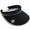 Surprizeshop Ladies Crystal Embellished Visor Black 2 Surprizeshop Ladies Crystal Embellished Visor Black -Golf Accessories Sales Store TV009001001 L