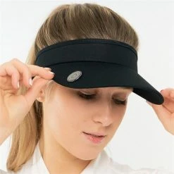 Surprizeshop Plain Visor Black -Golf Accessories Sales Store TV009002001 3 L