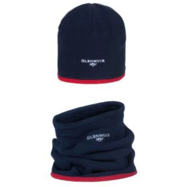 Glenmuir Unisex Hat And Neck Warmer Gift Set Navy - Garnet 4 Glenmuir Unisex Hat And Neck Warmer Gift Set Navy - Garnet - Image 2