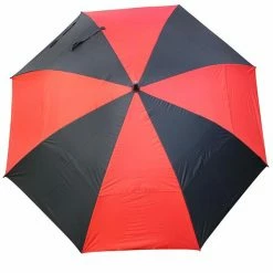Masters Golf TourDri 32" UV Umbrella Black Red