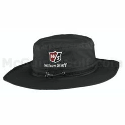 Wilson Wil Rain Bucket Hat Black